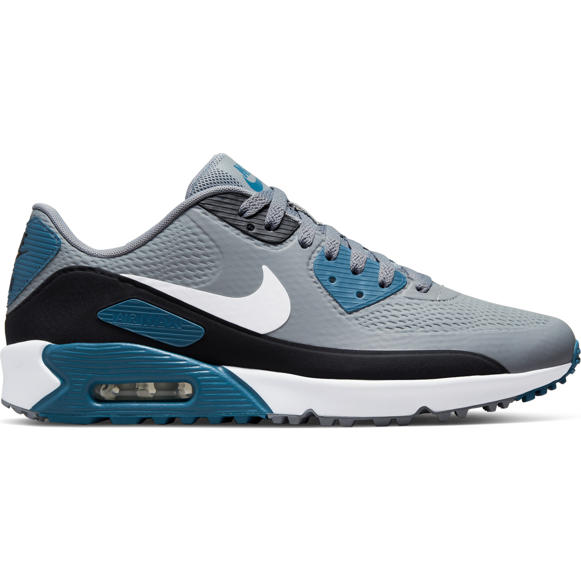 Air Max 90 G Spikeless Golf Shoe - Grey/Teal/Black | NIKE | Golf 